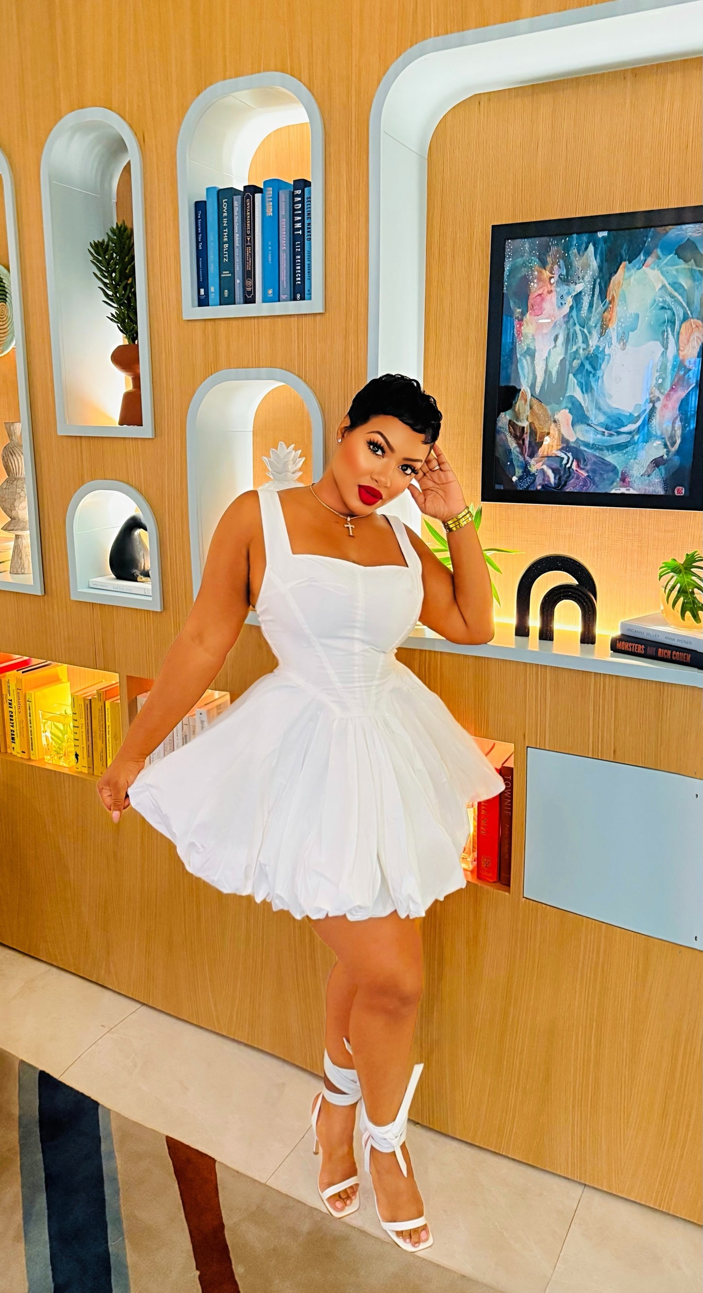 Dream Girl Skater Dress – FashionFreakssss