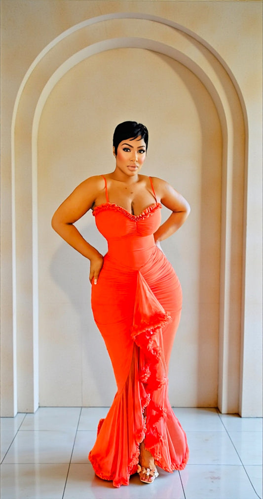 Sacred Silhouette Maxi Dress