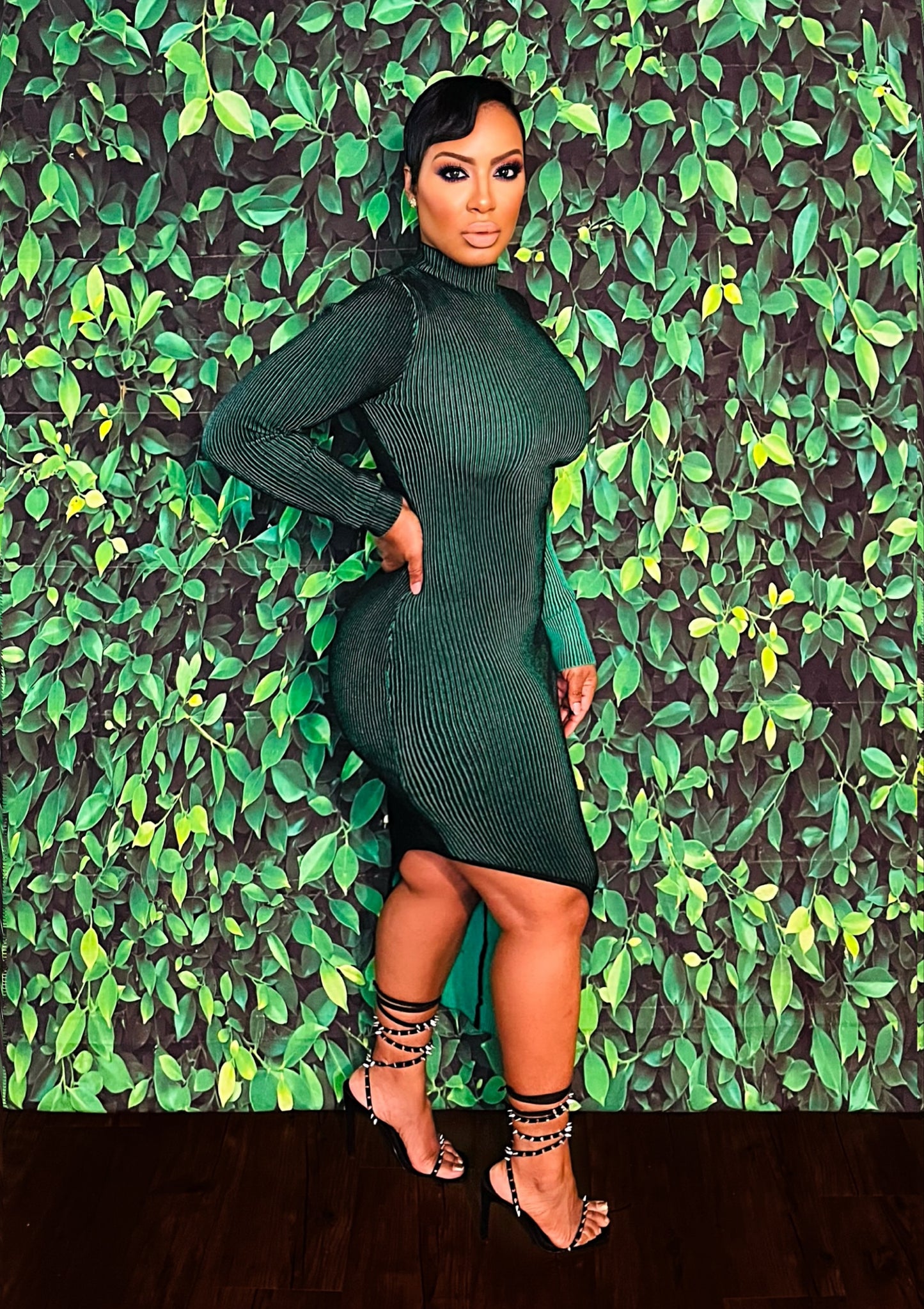 Faded Ombré Sweater Dress