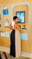 Pleated Supreme Maxi Dress