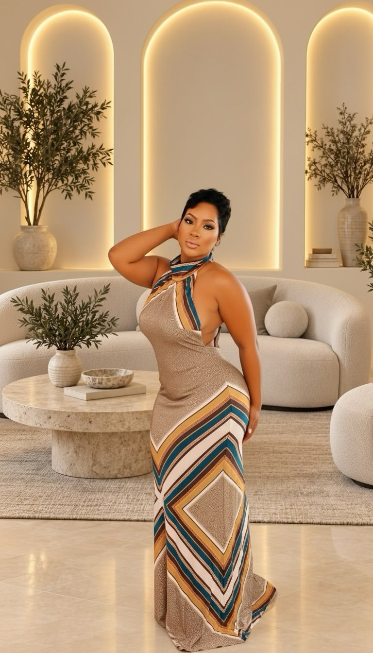 Chevron Dream Maxi Dress