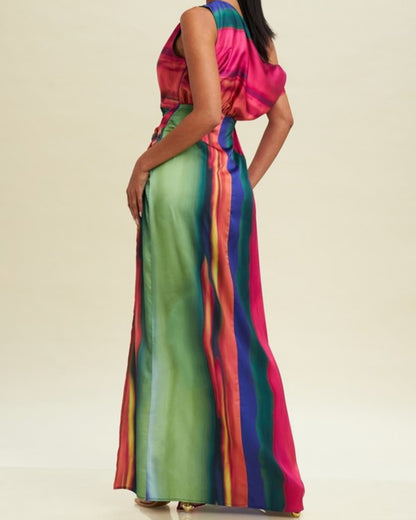 Candy Stripe Maxi Dress