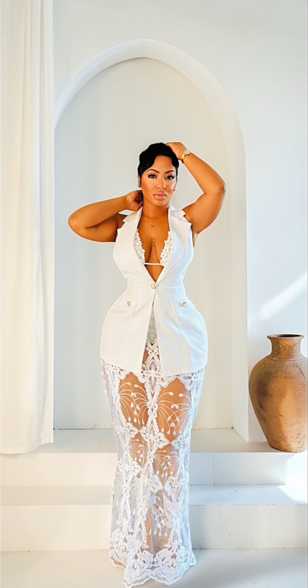Laced Dream Skirt Set