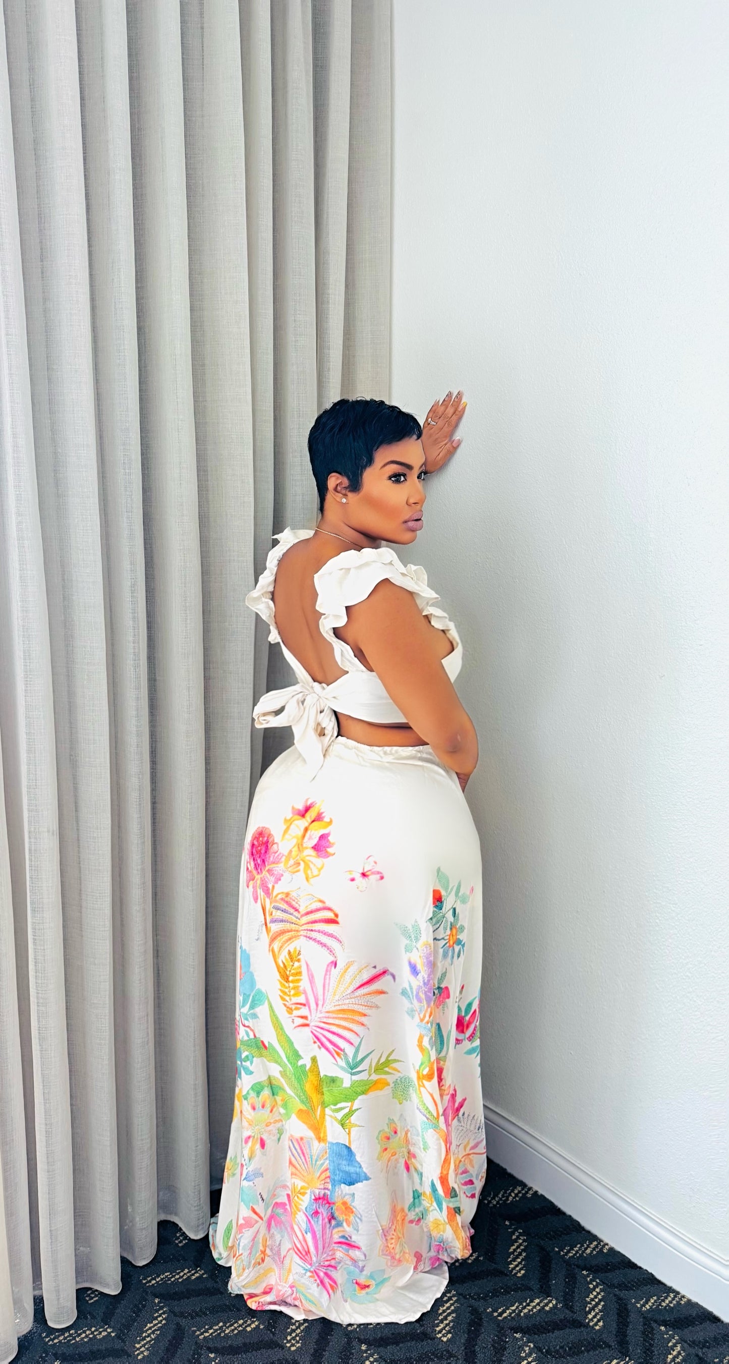 Beautiful Garden Maxi Dress