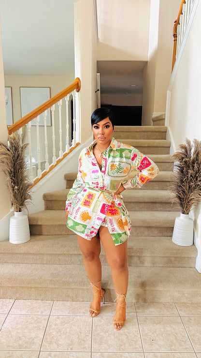 Ma Cherie Wrap Romper