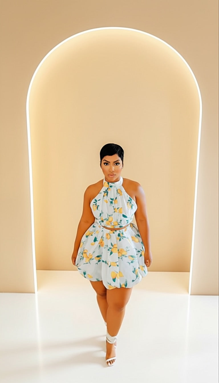 Fruity Puff Skirt Set