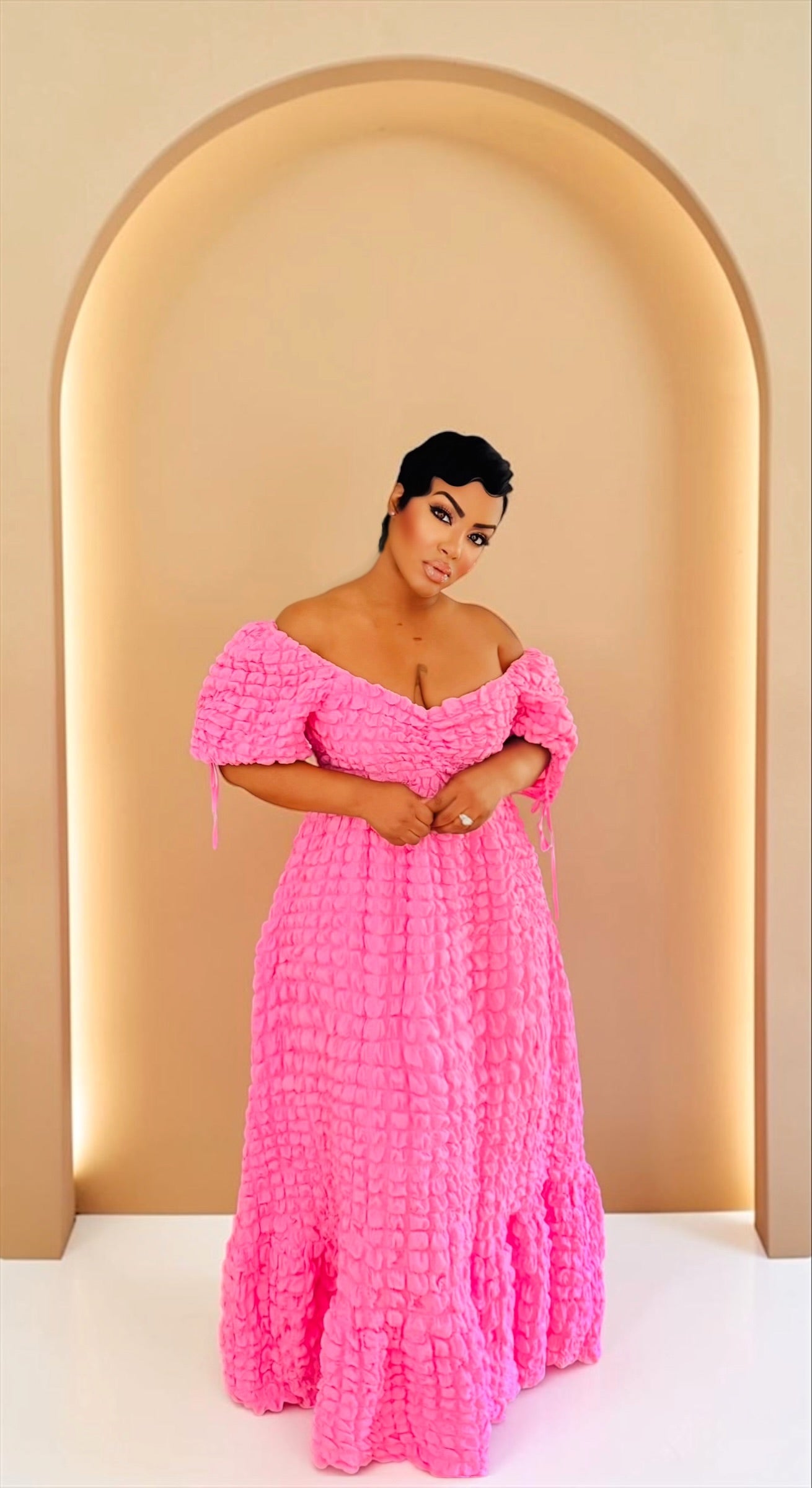 Bubble Yum Midi Dress