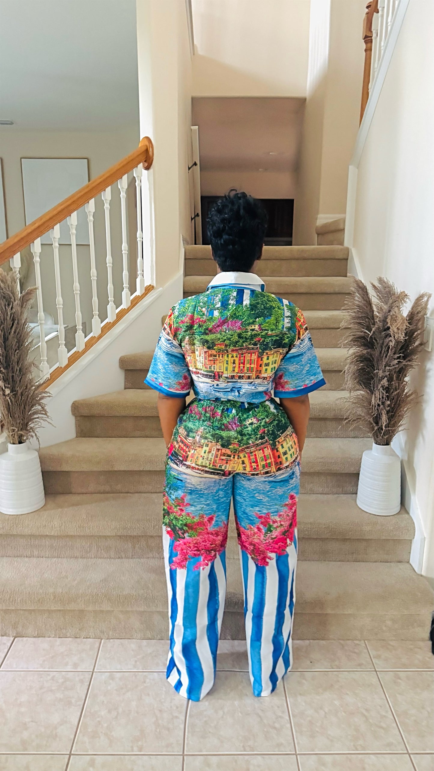 Flowers In Italy Pant Set