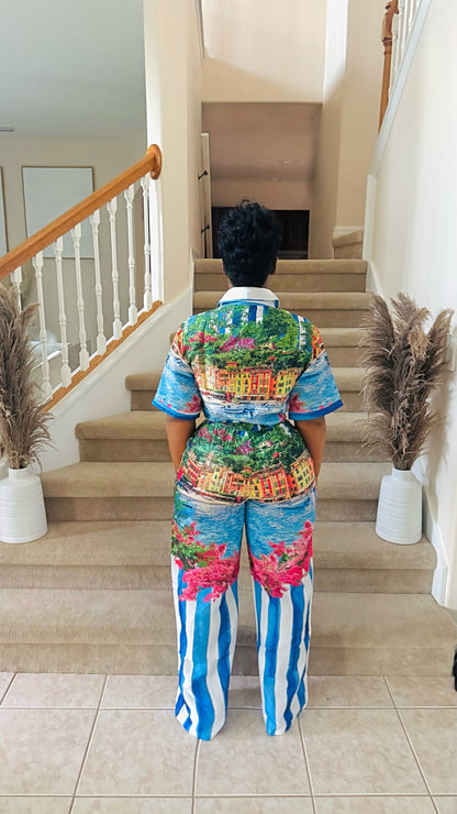 Flowers In Italy Pant Set