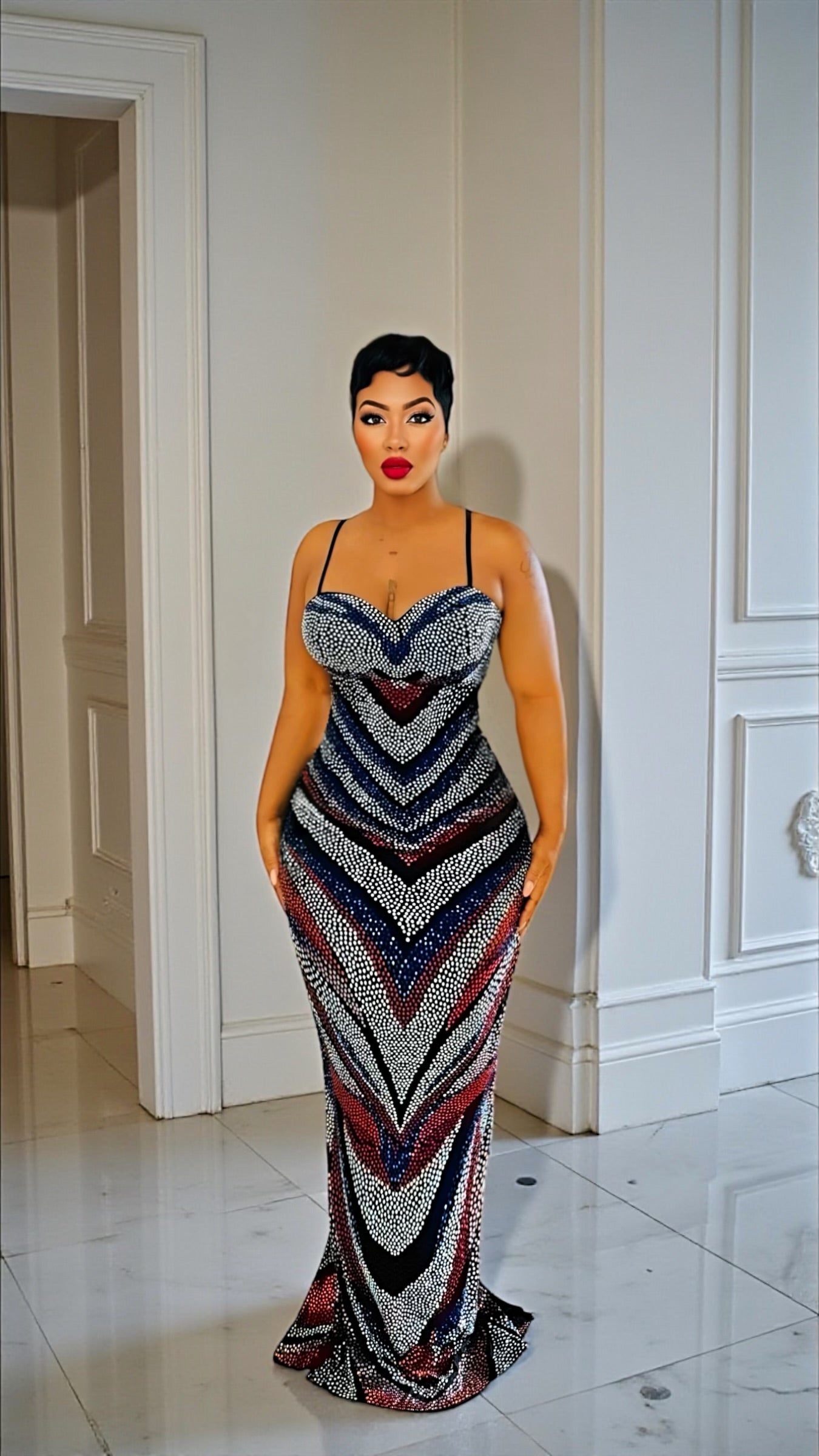 Diamond Princess Maxi Dress