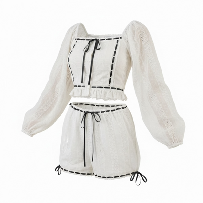 Lucy Eyelet Short Set