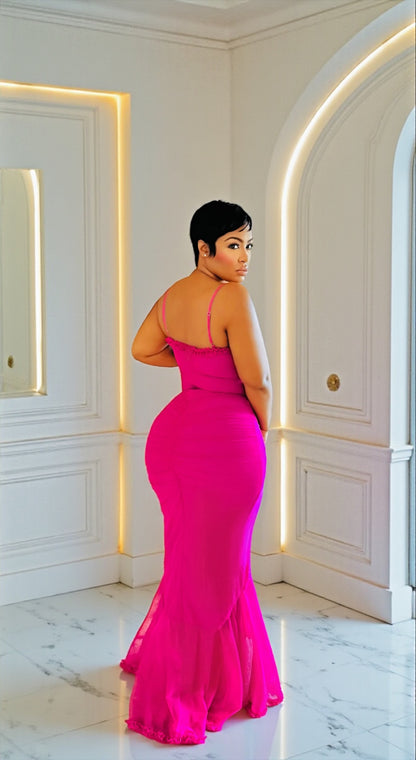 Sacred Silhouette Maxi Dress