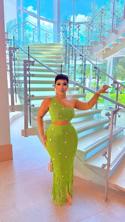 Above & Beyond Knit Skirt Set