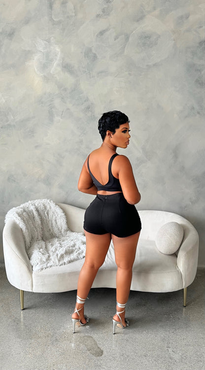 Diamond Studded Short