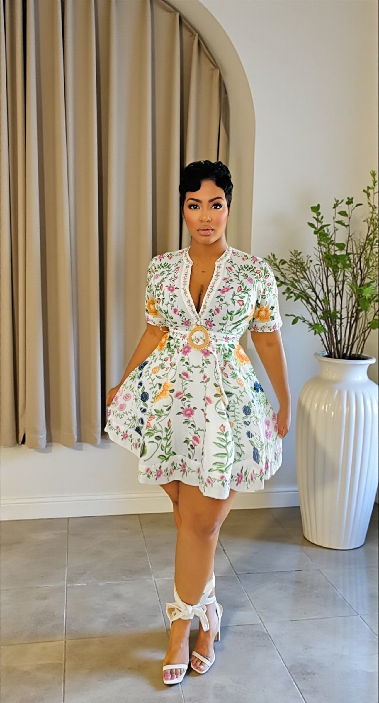 Spring Aroma Babydoll Dress