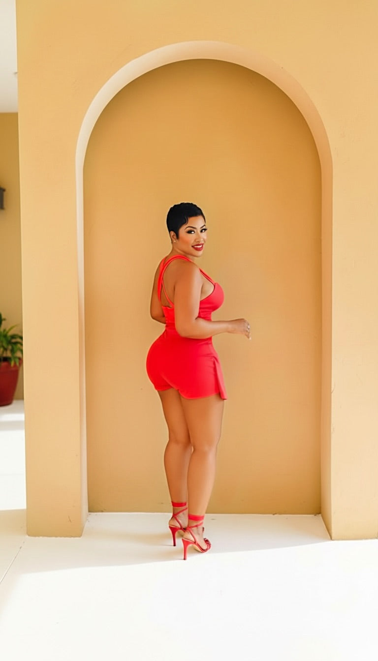 My Sweetheart Skort Romper