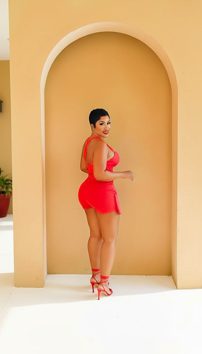 My Sweetheart Skort Romper