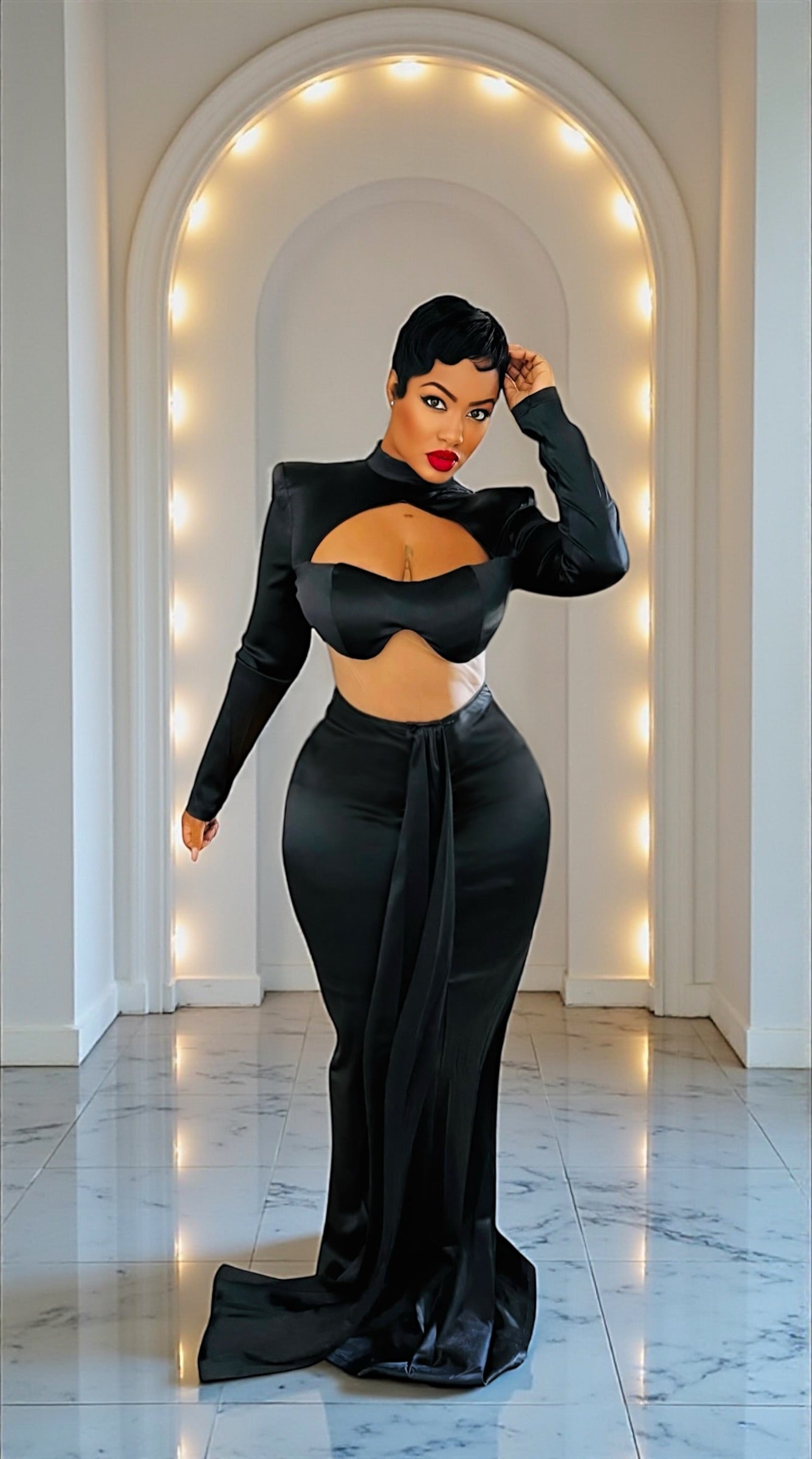 Demi Sash Maxi Dress