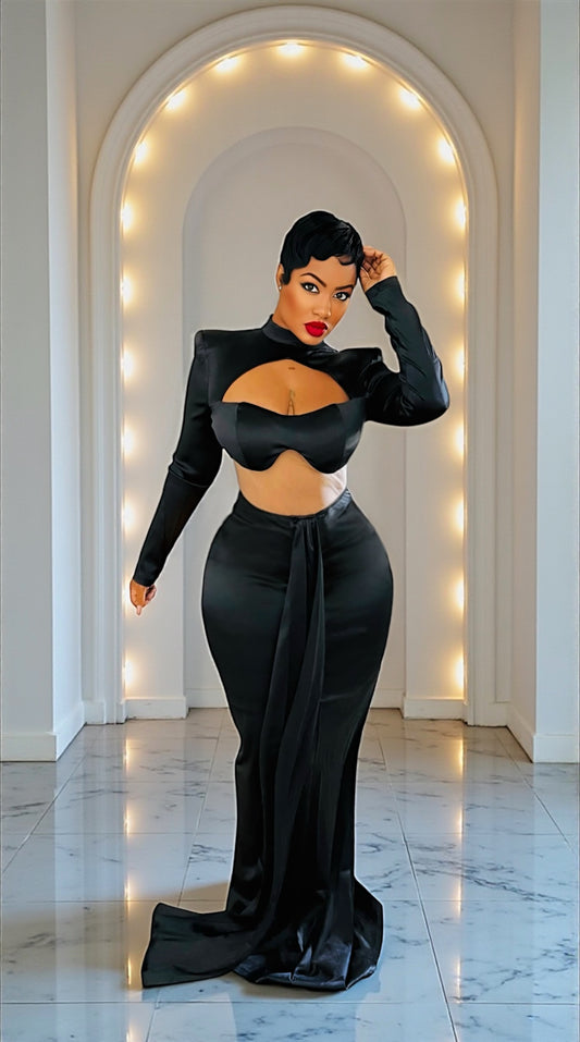 Demi Sash Maxi Dress