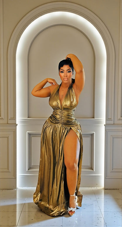 Golden Girl Maxi Dress