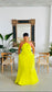 Neon Bloom Maxi Dress