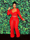 Red Glam Jumpsuit