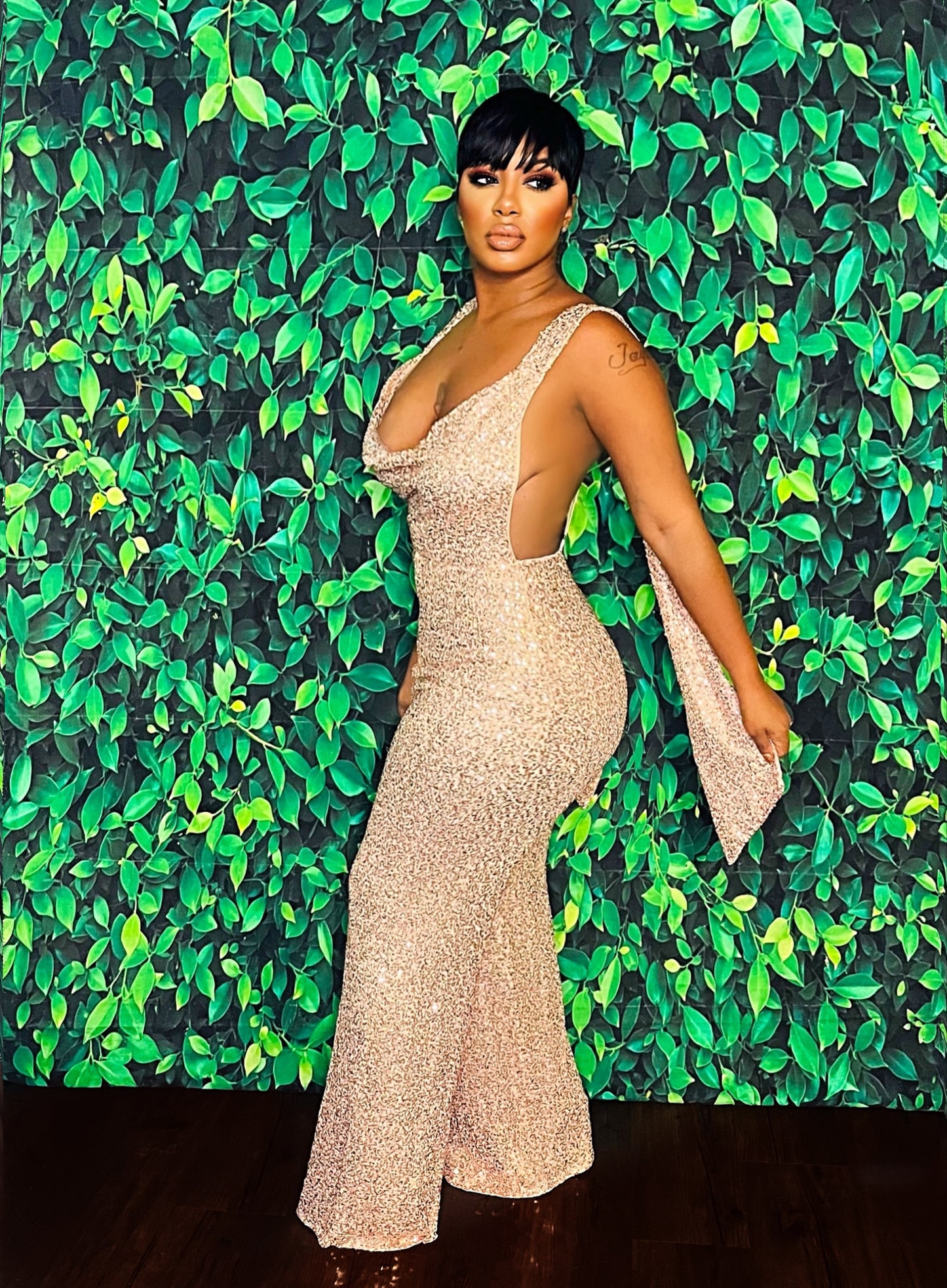 Masterpiece Sequin Jumpsuit FashionFreakssss