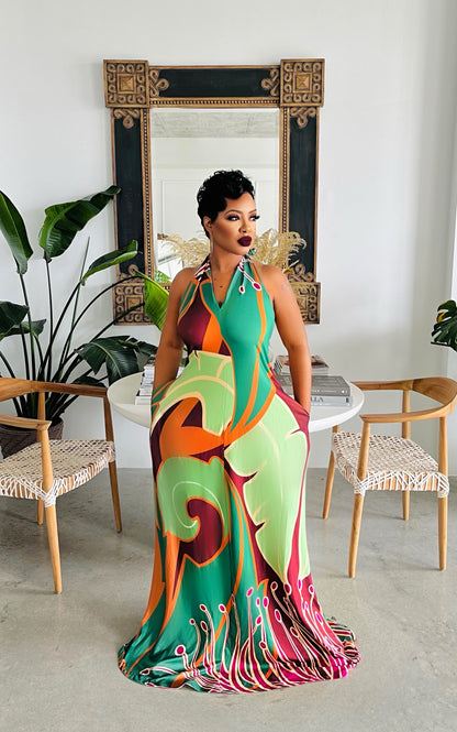 Sweet Tropics Maxi Dress (Preorder)