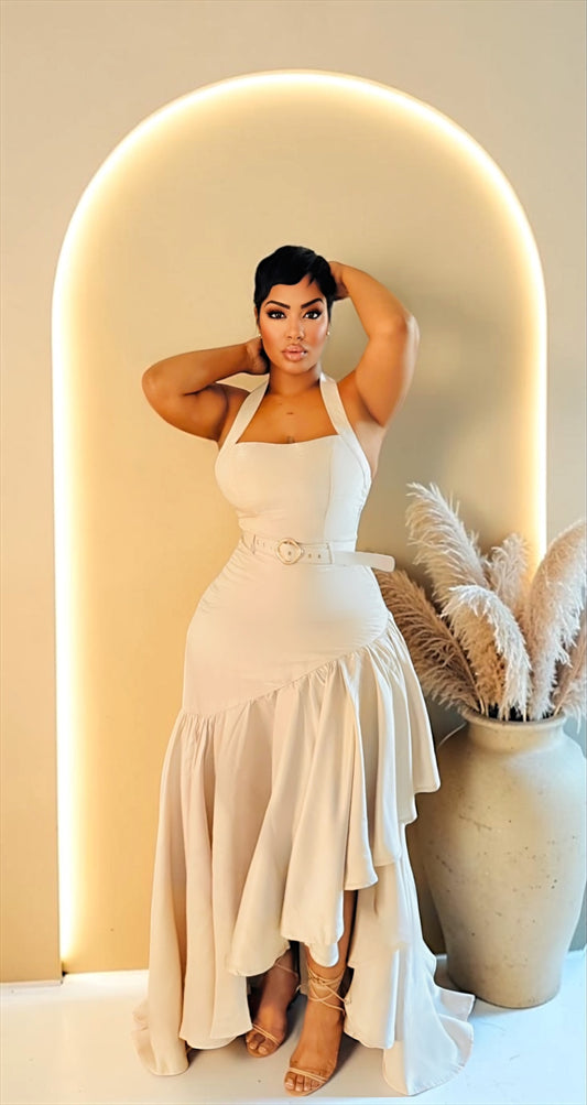 Shimmering Silhouette Dress