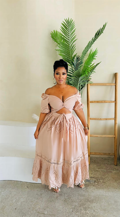 Candice Peekaboo Midi Dress