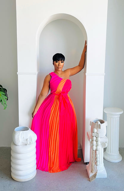 Color Loop Maxi Dress