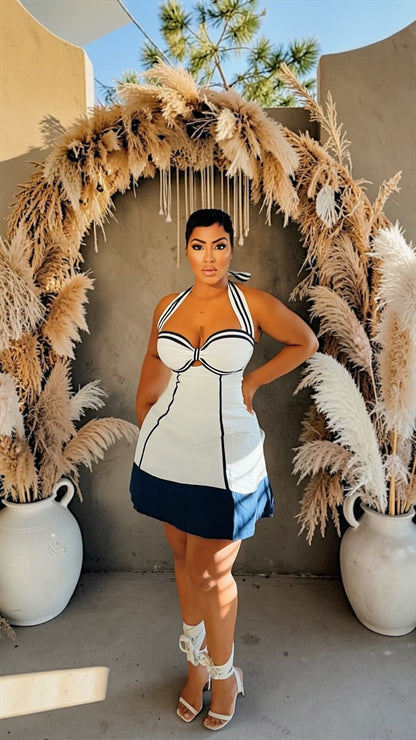 Ms Sailor Mini Dress