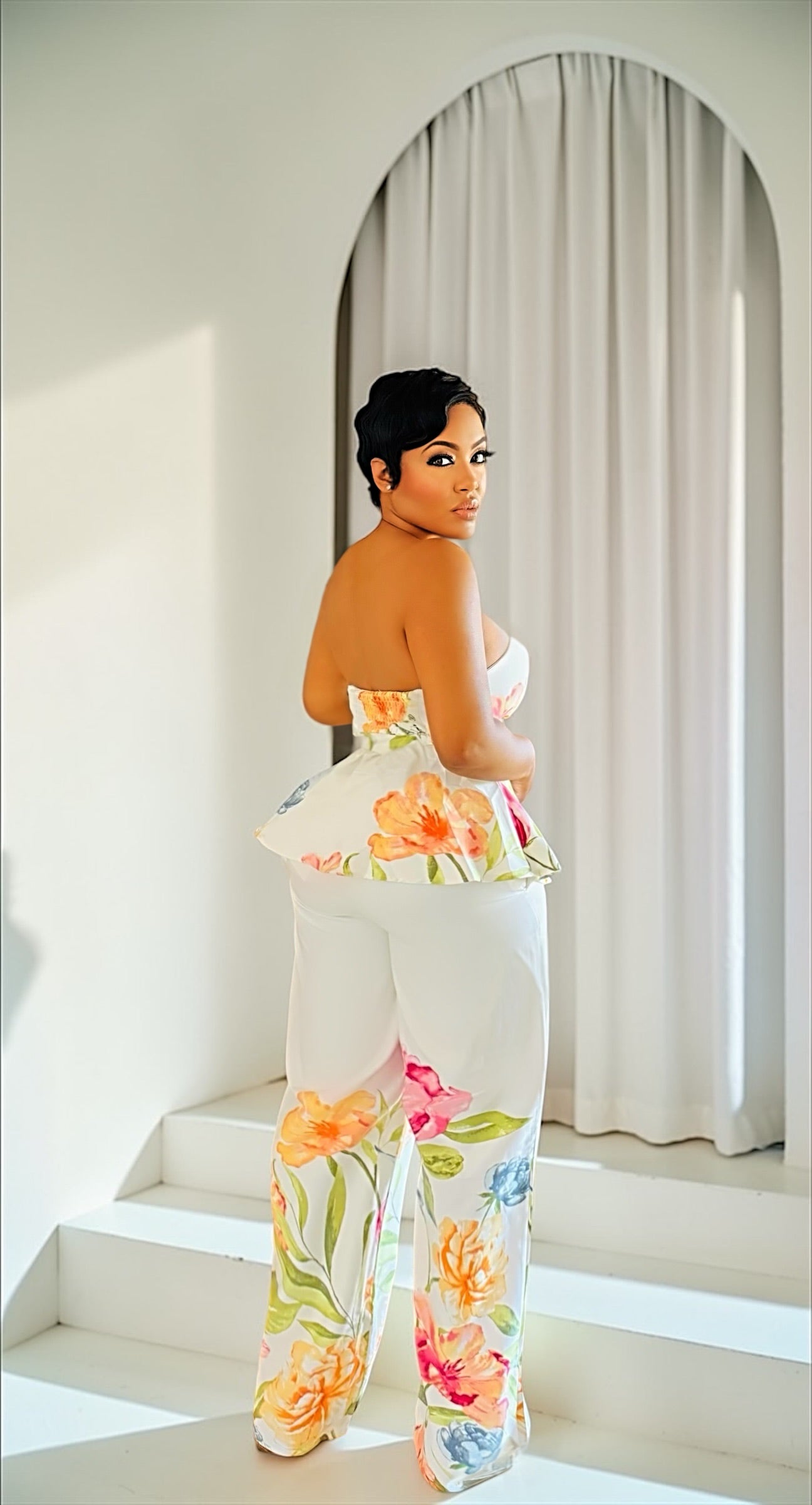 Flower Trail Pant Set