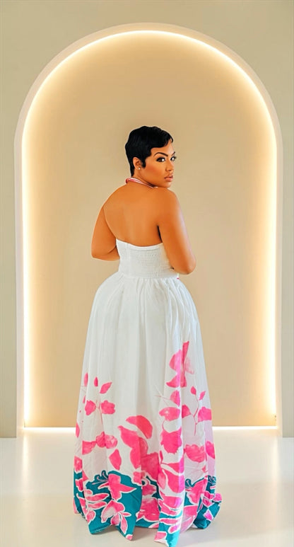 Magical Flower Midi Dress