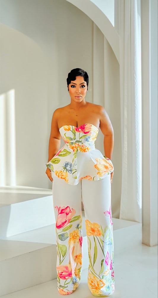 Flower Trail Pant Set