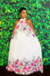 Pleated Garden Maxi Dress