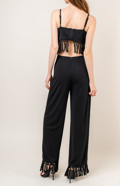 Tasseled Up Jumpsuit