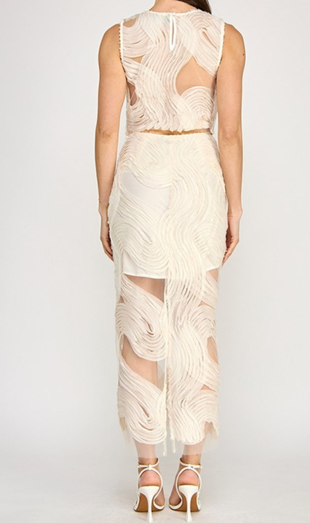 Follow The Wave Skirt Set