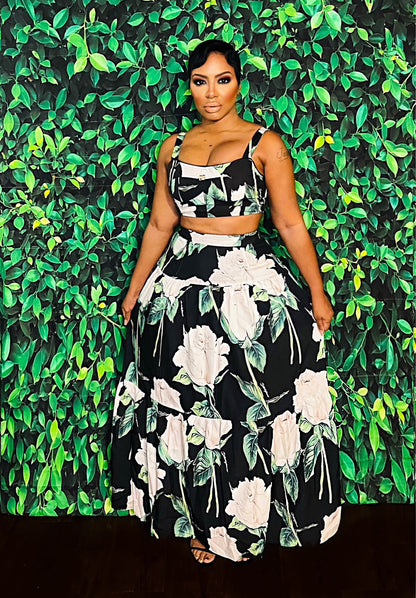 Floral Muse Skirt Set