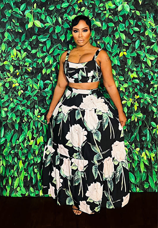 Floral Muse Skirt Set