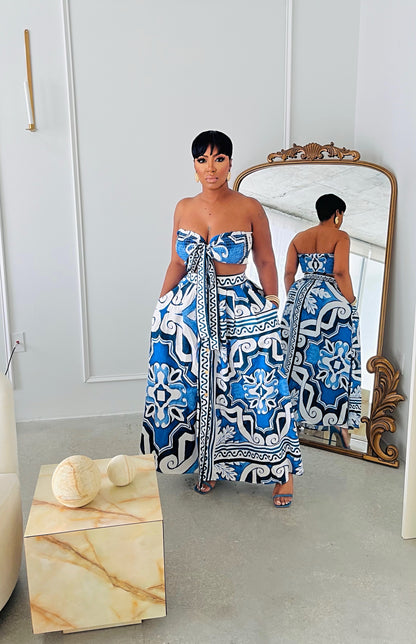 Summer Brunch Skirt Set