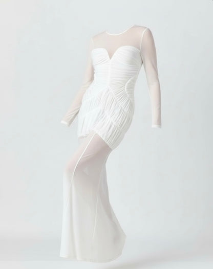 Sheer Memories Maxi Dress