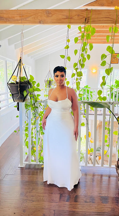 Satin Galore Maxi Dress