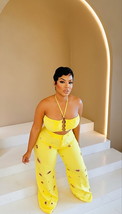 Golden Circle Pant Set