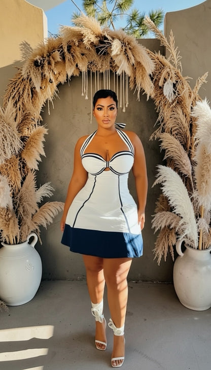 Ms Sailor Mini Dress