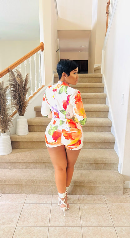 Burst Of Colors Short Set