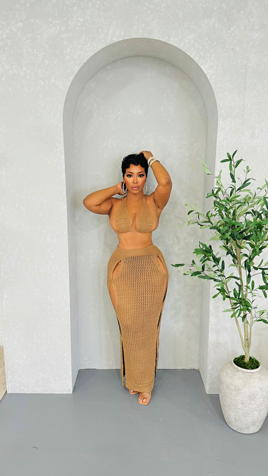 Taking Flights Coverup Skirt Set