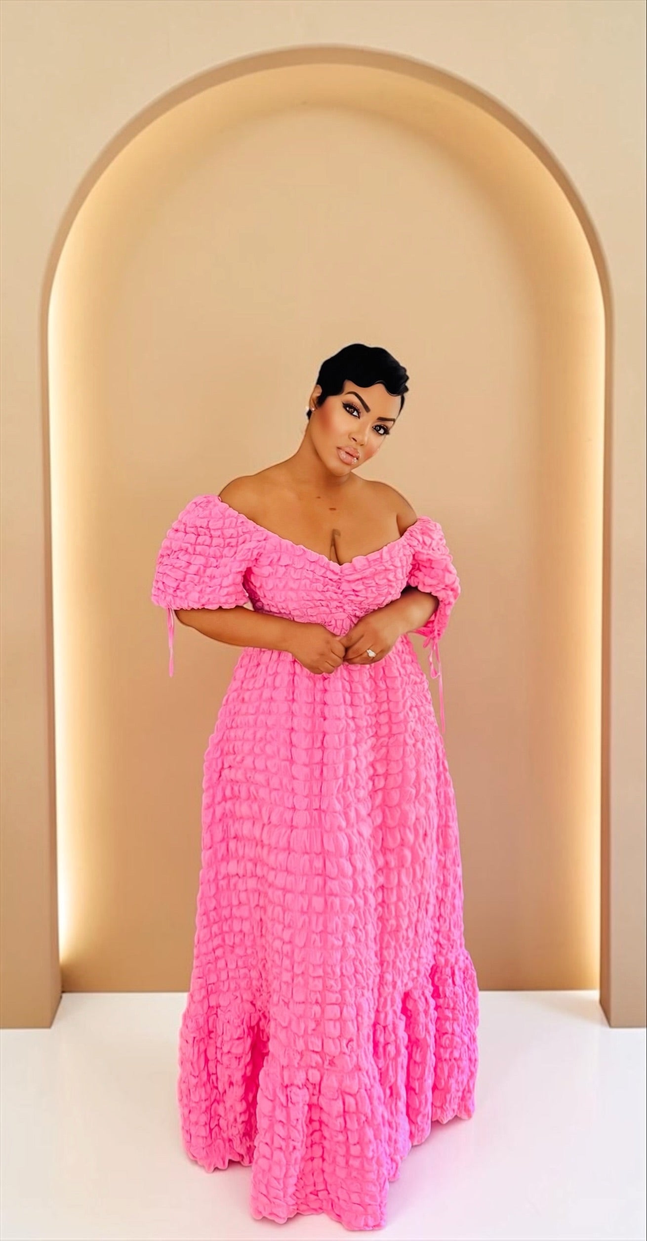 Bubble Yum Midi Dress