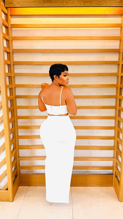 Linen Garden Skirt Set