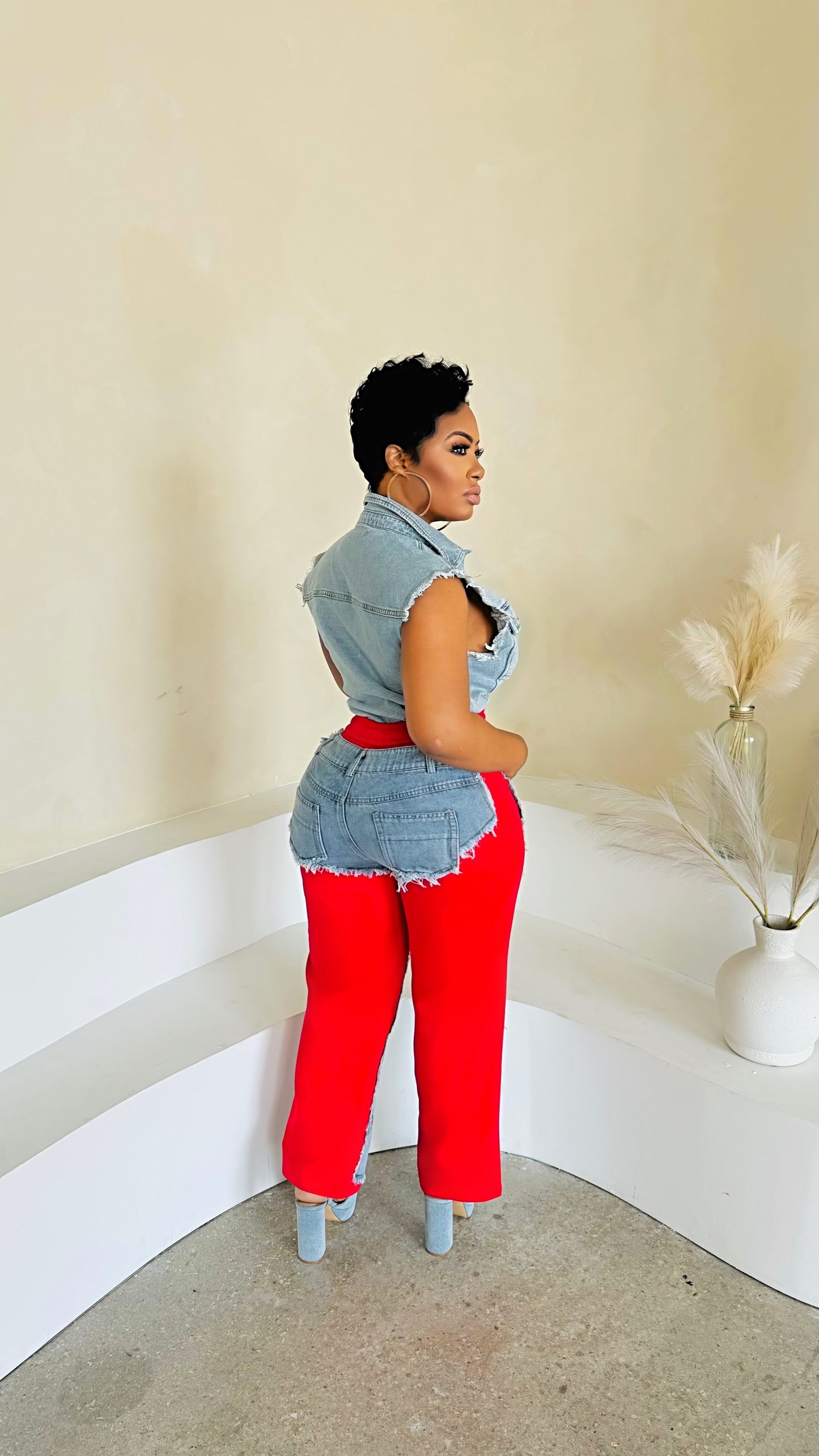 Ruby Wu Denim Joggers